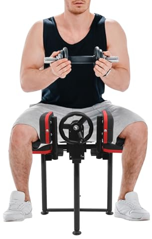 Écarteur de jambes professionnel en polyuréthane - Avec rembourrage - Pour la maison, le bureau, la salle de sport - Rotation à 360 °