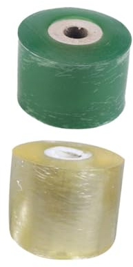 ROMISBABA 2 Rouleaux Ruban de Greffage Film PE Extensible Auto-adhésif Étanche pour Arbres Fruitiers Noyers Agrumes Protection Flexible pour Jardin