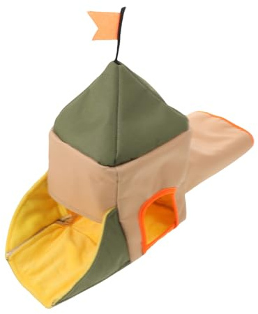 YARNOW Mini Maison D’Angle en Polyester pour Cobayes et Hamsters – Cachette Confortable et Légère pour Petits Animaux Abri Portable sans Odeur pour Cage et Habitat Intérieur ou