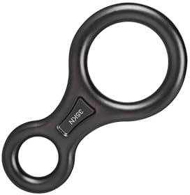 TUXCAXI Plaque de gréement en Forme de 8 - Accessoires d'escalade offrant Une Force de Traction de 35 KN pour la Descente en Rappel et l'alpinisme. Plaque de