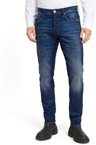 G-STAR 3301 Slim Jeans, Jeans Uomo, Blu (Worker Blue Faded 51001-a088-a888), 32W / 30L
