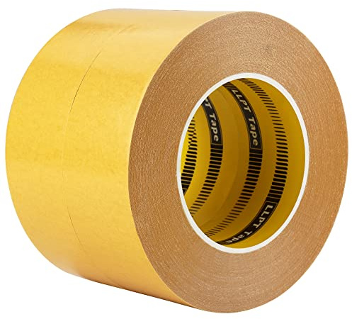LLPT Double Sided Woodworking Tape 2 Pack 1.8 Inch x 36 Yards Each Roll Double Face Turner Tape for CNC and Wood Template Removable Residue Free (WT266)