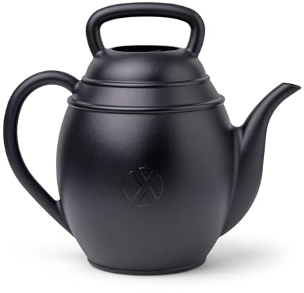 Xala - Arrosoir Chai 10L - 42x26x37 - Noir - pour l'intérieur et l'extérieur - Résistant à la Rupture - Léger