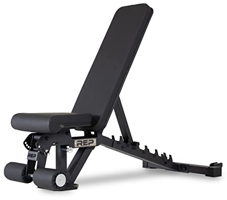 REP Foldable Incline Decline Bench, Matte Black