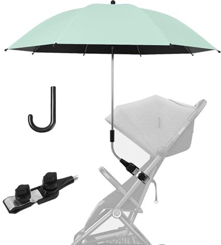 MOFIC Baby Stroller Parasol With Adjustable Clamp, Universal Pram Umbrella With 50+ UV Protection, Waterproof for Infant, Buggy