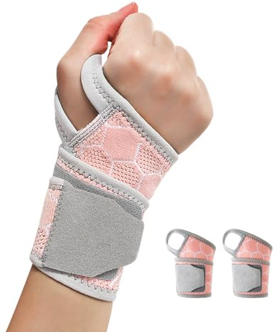 VerteLife Wrist Supports Adjustable Wrist Splint Hand & Wrist Brace Carpal Tunnel Wrist Support for Tendonitis Arthritis Pain Relief Breathable Sprained Wrist Straps for Men Women