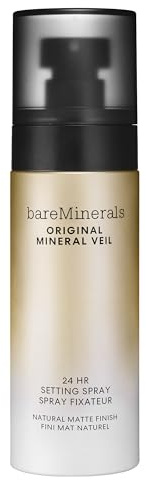 bareMinerals Original Mineral Veil Matte Setting Spray, 3.4 Fl Oz