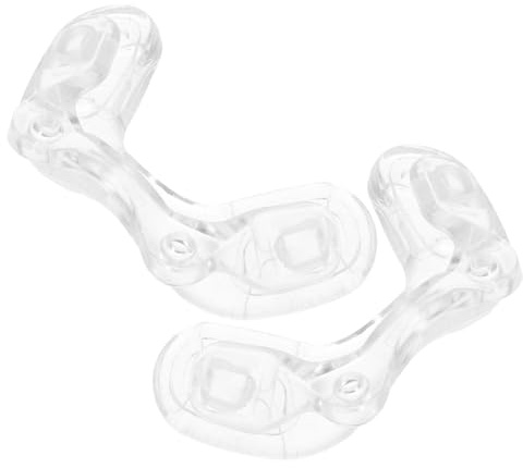 QUMIIRITY 2 Pezzi Naselli in Silicone Antiscivolo per Occhiali da Viti, Ponte Nasale a Sella Integrata, Cuscinetti Naselli Morbidi per Montature, Stabilità e Comfort per Uso Sportivo