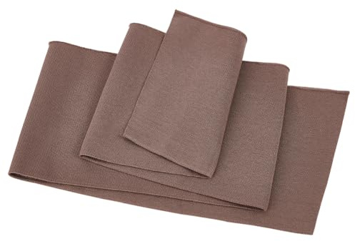 BENECREAT - Tela de punto acanalado (100 x 15 cm, tejido de punto elástico, para cinturón, cuello, puños y extensión de chaqueta, accesorios de ropa