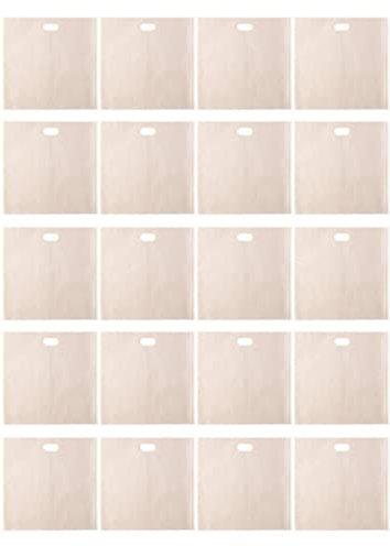 Osmond 20 Bolsas para Tostadora, Bolsas de Almacenamiento Antiadherentes para Tostadora, Bolsas Reutilizables para Refrigerios para Microondas, Parrilla, Tostadora