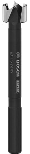 Bosch 1x EXPERT Wood Forstnerbohrer (für Weichholz, Hartholz, Ø 15,00 mm, Professional Zubehör Bohrmaschine, Schrauber)