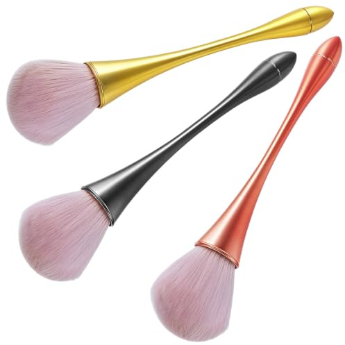 KFHENSOMR 3 Pcs Large Powder Makeup Brush, Powder Brush for Face Makeup