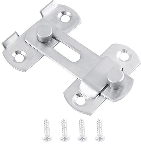 Hasp Loquet Verrou de Porte en Acier Inoxydable Coulissante Cadenas Verrou Pour meubles/fenêtre Accessoires De Salle De Montage