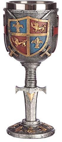 Puckator Wappen & Schwert dekorativer Kelch