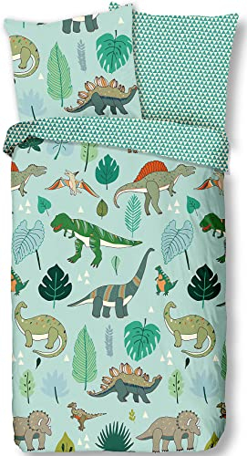 Good Morning Bettwäsche Dinono 6698, 2 Stück , 135x200cm Dinosaurier