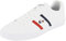 Lacoste Herren Low-Top Sneaker T-Clip 0120 2 SMA, Männer Halbschuhe,schnürschuhe,schnürer,Business,Freizeit,WHT/NVY/RE (407),46 EU / 11 UK