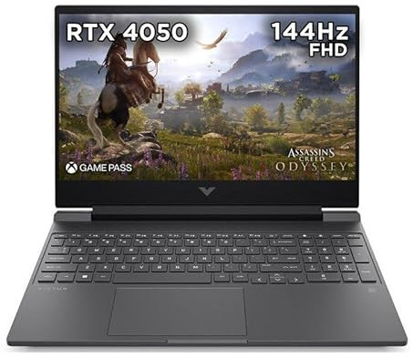 HP Victus 15-fa1007na Gaming Laptop, Intel Core i5 12500H, 16GB RAM, 512GB SSD, 15.6 Full HD 9ms, NVIDIA GeForce RTX 4050, Windows 11 Home
