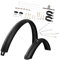 Amagogo Rennrad-Schutzbleche Mountainbike-Schutzbleche Vorder- und Hinterrad-Schutzblech Verbreiterte Ersatz-Radschutzbleche Mountainbike-Schutzbleche, for 26inch Bikes
