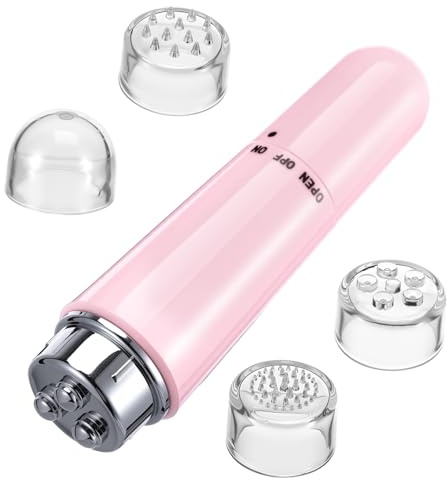 Beatifufu ansiktsmassageapparat ansiktsskönhetsapparat ansiktsdepuffer flicka ögonkräm ögonvårdsapparater mini ögonmassageapparat ansiktsskulptör metall rulle hakmassager magmuskler rosa