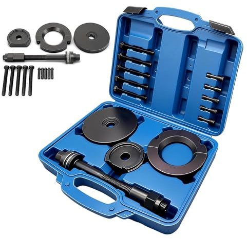 Radlager-Werkzeug-Satz, 90mm Radlagerwerkzeug Radlager Radnabe Abzieher, Kohlenstoffstahl Lagerabzieher Set Montage Demontage Mit Aufbewahrungskoffer Werkzeug kompatibel mit Citroën Peugeot und Toyota