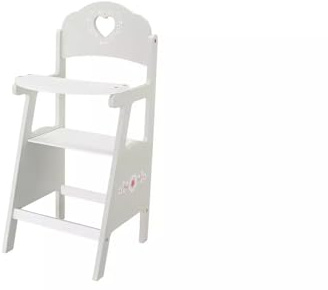 Babies to Love Wooden Dolls Highchair By Chad Valley (Doll Sold Separately)