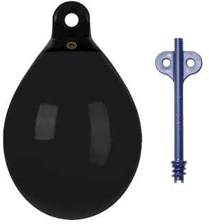 Dan-Fender Bouée ronde robuste pour ballons – Pare-chocs multi-usage pour bateaux – PVC robuste, toutes conditions météorologiques, accessoire de bateau