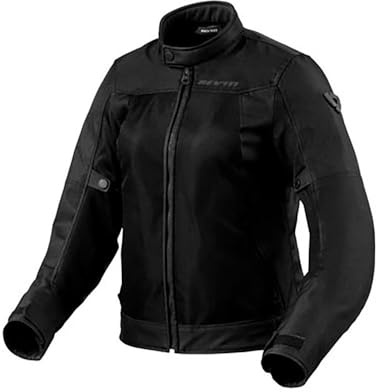 REV'IT! Revit Eclipse 2 Giacca Tessile Moto da Donna, Nero, 46