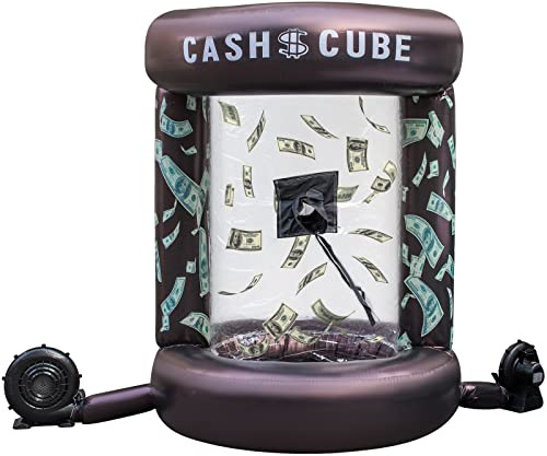 83 Uppblåsbar Money Booth Uppblåsbar Cash Cube Booth med blåsare, uppblåsbar Money Grab Machine för marknadsföring av företagsevenemang