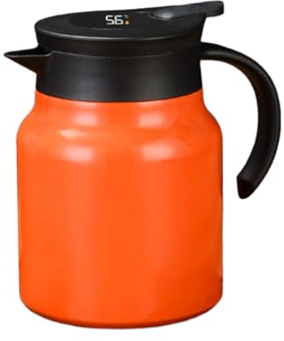 BAYORE Bouilloire thermos, bouilloire électrique de 1000 ml avec poignée en acier inoxydable, infuseur à thé amovible isolé