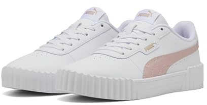 PUMA Carina 3.0, Weiblich Sneaker, PUMA White-Rose Quartz-PUMA Gold,
