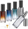 Segus Travel Perfume Atomiser Refillable, 5 Pcs 10ml Glass Perfume Spray Bottles, Travel Aftershave Dispenser, Leakproof Fragrance Atomiser, for Handbag, Pocket