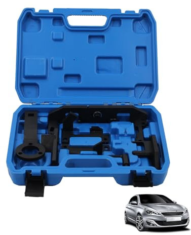 CeyKvo Set di attrezzi di regolazione del motore, cinghia dentata per motori a benzina 1.0 e 1.2 VTi, adatto per Citroën, Peugeot, Opel, Toyota, PSA EB0 (ZMZ), EB2 (HMZ), OEM 0109-2A 0109-2B