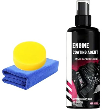 Nettoyant Baie Moteur,100ml Nettoyant Moteur Voiture Haute Performance - Agent Nettoyage Auto pour Pièces Machine Compartiment Huile,Pour Habitacle Et Baie
