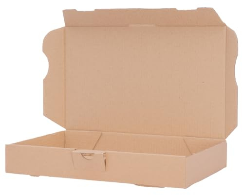 200 maxi cartones carta 180 x 100 x 30 mm marrón MB-0 | cartón plegable | caja plegable | envío | cartón carta | envío | bolsa postal de envío
