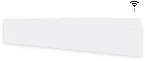 Adax Neo L Elektroheizung Wandmontage - Konvektor Heizung Elektrisch Intelligente Wifi - Radiator Heizung - Elektro Heizkörper - 1000W Weiß 210mm Smartphone-Steuerung LCD-Anzeige KWT IP24C Class II