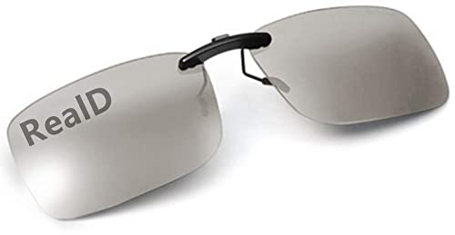 AoHeng 3D Lunettes Clip cinéma Ultra claires, Ultra Lumineuses,Les Plus légères,Les Plus Confortables et sans Distractions visuelles pour Le cinéma(RealD)