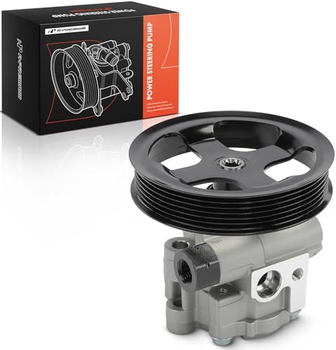 A-Premium Power Steering Pump, with Pulley, Compatible with Lexus LX470 2003-2007 & Toyota Land Cruiser 2003-2007, Tundra 2004-2006, V8 4.7L, Replace # 4431060390