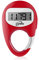 iGANK Simple Walking Pedometer 3D Schrittzähler für Männer Frauen Kinder (rot)