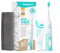 happybrush® Schallzahnbürste Eco Vibe 3 - TESTSIEGER 2024-100 Tage testen - Elektrische Zahnbürste mit 6 Wochen Akku - Ultraschall Zahnbürsten - Inkl. Travelcase & Zahnpasta - White/Mint