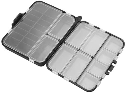 TOYANDONA Angelbox Aufbewahrungsbox 26 Fächer Kunststoff Angelfach Organizer Angelgerät Angelfachbox Für Angelzubehör Outdoor Einsatz