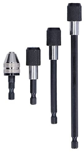 EIMSOAH Set di Estensione per Trapano a Gambo da 1/4 Pollici, Trapano, Supporto per Adattatore Magnetico per Utensili Elettrici con Mandrino Rapido