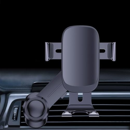 Car Phone Holder for Isuzu MUX Concept X, 360° Rotation Adjustable Car Phone Mount Air Vent Mount with Extension Clip,Black