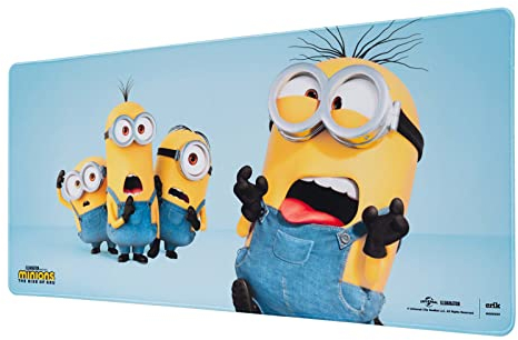Grupo Erik Gaming Mauspad XXL Minions Gaming Mousepad XXL rutschfest und Wasserabweisend Mauspad Groß - Mouse Pad XXL Gaming Schreibtischunterlage PC Zubehör Gaming Die Minions Fanartikel
