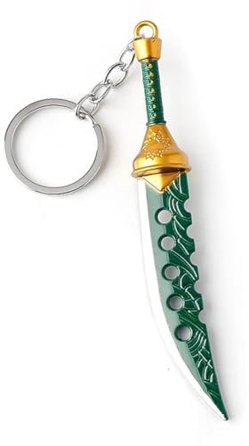 7 Deadly Sins Meliodas Sword Rhitta Hache Lost Bane Porte-clés Gideon Chastiefol Accessoires (Lost Bane), Fléau perdu, taille unique