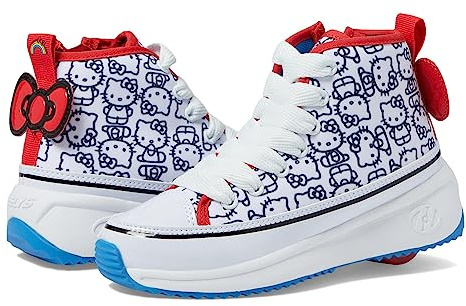 Heelys Mädchen Veloz Chi Hello Kitty (Little Big Kid/Adult) Schuhe mit Rollen, Weiß, Schwarz, Rot, Gelb, Olympisch