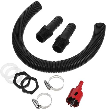 BESPORTBLE Hose Fitting for Rain Barrel Supplies Threaded Bulkhead Fitting for Water Tank Accessory for Outdoor Garden Hose Connector Scenario
