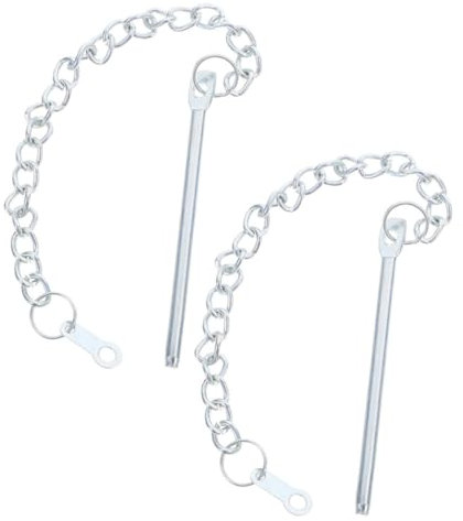 Warmhm 2 Pièces Accessoires de Parasol de Remplacement Chaîne de Fixation Durable pour Parasol de Jardin Installation Facile et Portabilité pour Événements Extérieurs