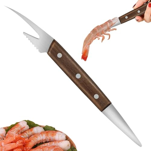 Pelador De Langostinos,Cortador De Conchas De Gambas - Descamador De Pescado Para Cocina Chef Ensaladas Preparación Comida Restaurante Mariscos