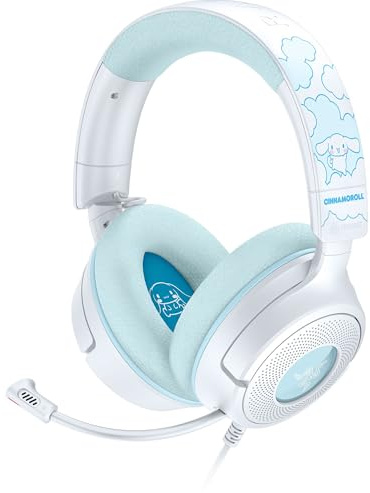 Razer Kraken V4 X Wired Gaming Headset, 40 mm Drivers, Cinnamoroll Edition