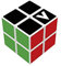 V CUBE Zauberwürfel 2x2x2, magischer Würfel, Magic Cube, Speedcube, Knobelspiel für Erwachsene und Kinder ab 6 Jahren, klassisch